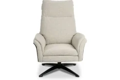Relaxstoelen|Draaifauteuils-Label51 Relaxfauteuil met hocker Naturel DA-89.005 Zenza