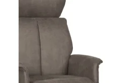 Relaxfauteuil met hocker Taupe Micro Suede CH-73.020 Verdal Relaxstoelen|Draaifauteuils