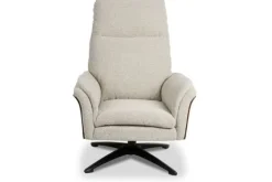 Hot Relaxfauteuil met hocker Naturel DA-89.004 Zenza Relaxstoelen|Draaifauteuils