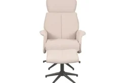 Relaxstoelen|Draaifauteuils- Relaxfauteuil met hocker Naturel Touch CH-73.019 Verdal