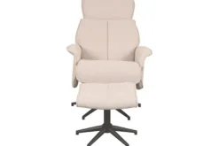 Relaxstoelen|Draaifauteuils- Relaxfauteuil met hocker Naturel Touch CH-73.019 Verdal