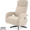 Best Relaxfauteuil Naturel CM-55.048 Esbjerg Relaxstoelen|Draaifauteuils