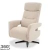 Relaxstoelen|Draaifauteuils- Relaxfauteuil Naturel CM-55.060 Tampere