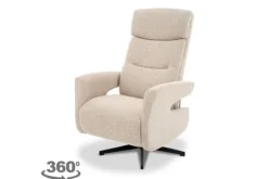 Relaxstoelen|Draaifauteuils- Relaxfauteuil Naturel CM-55.060 Tampere