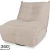 Relaxstoelen|Draaifauteuils-Label51 Relaxfauteuil Naturel MW-72.002 Take It Easy