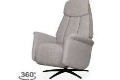 Clearance Relaxfauteuil Naturel SX-84.001 Oslo Relaxstoelen|Draaifauteuils