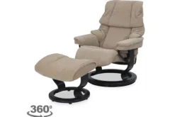 Relaxstoelen|Draaifauteuils-Stressless Relaxfauteuil Reno Classic |