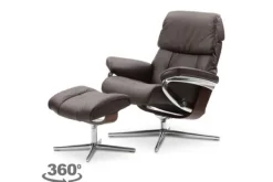 Relaxstoelen|Draaifauteuils-Stressless Relaxfauteuil Ruby Cross |