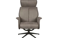New Relaxfauteuil Taupe Micro Suede CH-73.017 Verdal Draaifauteuils