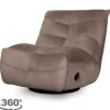 Relaxstoelen|Draaifauteuils-Label51 Relaxfauteuil Taupe MW-72.015 Take It Easy