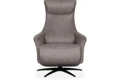 Discount Relaxfauteuil Taupe SX-84.022 Lund Relaxstoelen|Draaifauteuils