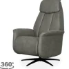 Relaxstoelen|Draaifauteuils-Label51 Relaxfauteuil Taupe SX-84.007 Oslo