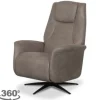 Relaxstoelen|Draaifauteuils-Label51 Relaxfauteuil Taupe SX-84.008 Stockholm