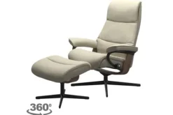 Relaxstoelen|Draaifauteuils-Stressless Relaxfauteuil View Cross |