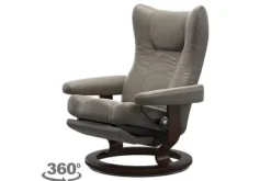 Relaxstoelen|Draaifauteuils-Stressless Relaxfauteuil  Wing Power |
