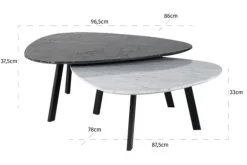 Salontafels-Richmond Interiors Salontafelset 211262 Trocadero