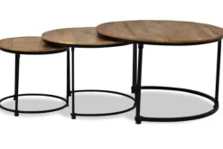 Salontafels-Old Wood Salontafelset Esprezzo