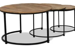 Salontafels-Old Wood Salontafelset Esprezzo