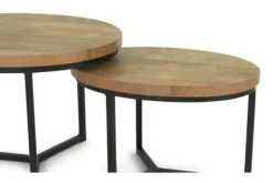 Salontafels-Lamulux Salontafelset Kahlua -  Braun