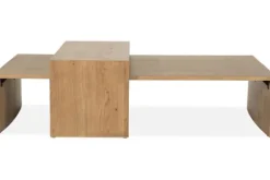 Salontafels-Eleonora Meubelen Salontafelset Lichtbruin 96527 Flo