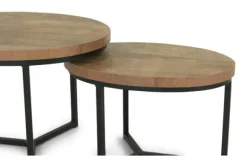 Outlet Salontafelset Meranti -  Braun Salontafels