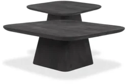 Outlet Salontafelset Zwart Aron Salontafels