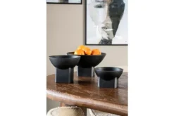 Decoratie-By-Boo Schaal medium - black 230003 Bora