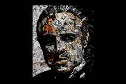 Schilderijen-Luxe Framing Art Schilderij Gefragmenteerde Godfather CP-004 Canvas Art