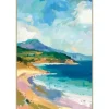 Schilderijen-Luxe Framing Art Schilderij Seaside View CA-102 Canvas Art