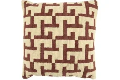 Sierkussens-By-Boo Sierkussen 250103 burgundy Ziggy