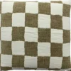 Outlet Sierkussen Tobacco Checky | Sierkussens