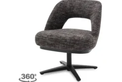 Eetkamerstoelen|Draaifauteuils-Tower Living Stoel Blue-Grey Caldes