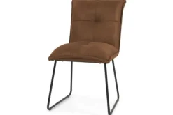 Eetkamerstoelen-Tower Living Stoel Cognac Seda