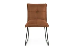 Eetkamerstoelen-Tower Living Stoel Cognac Seda