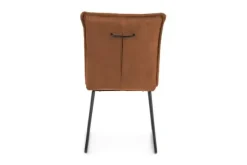Eetkamerstoelen-Tower Living Stoel Cognac Seda