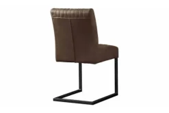 Eetkamerstoelen-Tower Living Stoel Dark Brown Ferro