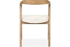 Eetkamerstoelen-Eleonora Meubelen Stoel Lichtbruin 96476 Rayven