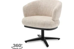 Eetkamerstoelen|Draaifauteuils-Tower Living Stoel Off White Perca