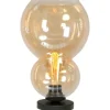 Tafellampen-Masterlight Tafellamp 4260-05-14-2 Quinto Amber