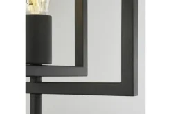 Tafellampen-Searchlight Tafellamp 23201-1BK Plaza