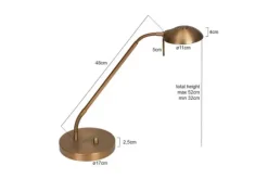 Tafellampen-Steinhauer Tafellamp 7502BR Biron Mexlite