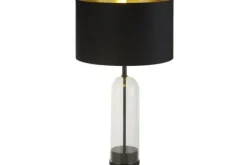 Tafellampen-Searchlight Tafellamp EU81710BK Oxford