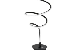 Tafellampen-Highlight Tafellamp Zwart Curle