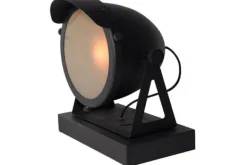 Clearance Tafellamp Zwart MT-2176 Cap Tafellampen