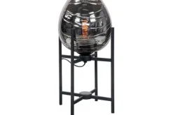 Tafellampen-Highlight Tafellamp Zwart Rookglas Fantasy