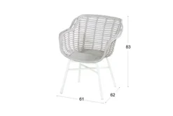 Tuinartikelen-Hartman tuinmeubelen Tuinstoel 53.611.003 Cecilia