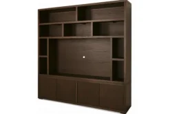 Opbergkasten|Vakkenkasten-Castiq Tv-boekenkast wenge Velori