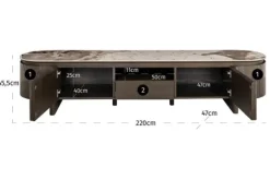 Dressoirs-Richmond Interiors Tv-meubel 214220 Langford