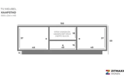 Online Tv-meubel Kaapstad Tv-Meubels