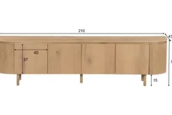 Tv-Meubels-Livingfurn Tv-meubel Tobago